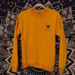 Cute “bee kind” pullover sweater.